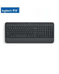 Logitech K650 Wireless Bluetooth Keyboard - Preferred Series, Business Office Keyboard with Wrist Rest, Dual-Mode Enterprise Grade, Includes Logi Bolt Receiver, Commercial Version, Black