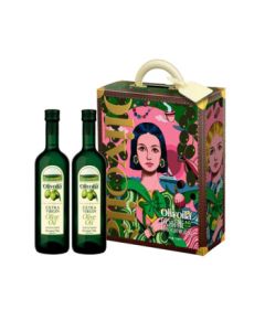Bertolli Olive Oil - Extra Virgin Olive Oil 750ml x 2 Bottles Gift Set
