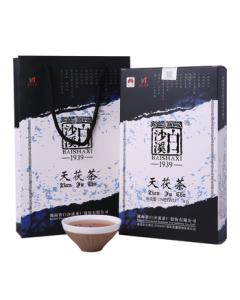 Baishaxi Tea Anhua Dark Tea Tianfu Tea Hunan Specialty Golden Flower Fu Brick Tea 1kg Mid-Autumn Festival Gift Box with Gift Bag