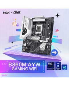 ASUS B860M AYW GAMING WIFI Motherboard, Supports CPUs 245KF/230/225 (Intel B860/LGA 1851)