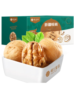 Loulan Honey Language Xinjiang Walnuts 3lb Original Flavor Thin-Shell Family Bulk Pack Mid-Autumn Gift Box Daily Nuts Snack Xinjiang Specialty
