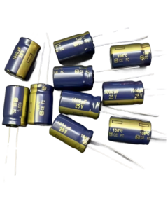 Panasonic C Electrolytic Capacitor 1000μF±20% 25V φ10*20mm 105℃ Through-Hole Mounting 4000h--10pcs/pack