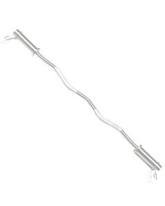 Kailos 1.2m Large-Hole Curved Barbell Biceps Bar Olympic Weightlifting Bar Biceps Dumbbell Bar for Weight Management Plan