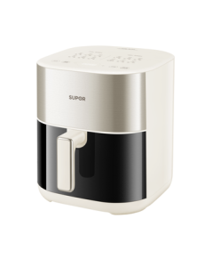 SUPOR Air Fryer with Dual Heat Source, No Need to Flip, 6L Visual Multi-functional Automatic Steaming and Frying Smart Touch Electric Fryer KD60D872