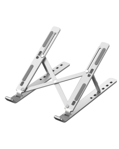 Jichuan Aluminum Alloy Portable Foldable Laptop Stand Holder with Adjustable Height, Suspension Bracket for Apple Mac, Lenovo, Huawei Laptops and Tablets