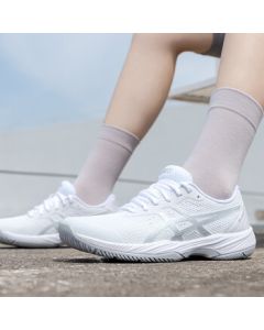 ASICS Women's Running Shoes 1042A211-100 White/Grey Size 40