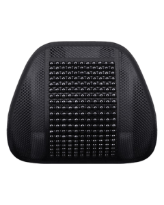GREAT LIFE Car Lumbar Support Summer Waist Cushion All-Season Universal Wooden Bead Office Breathable Backrest Lumbar Pillow Seat Cushion