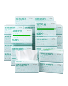 JingDong JingZao Feather-Soft Tissue Paper, 3-Ply 110 Sheets * 24 Packs, Toilet Paper, Napkin, Hand Towel, Whole Carton