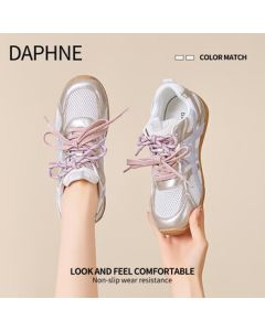 DAPHNE Ballet-style German Training Shoes for Women - 2025 New Summer Fashion Versatile Casual Sneakers, Soft-Soled White Shoes
