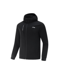 Li Ning Knit Hooded Jacket for Men, Fall 2025 New Arrival, 3D Tailoring Fitness Hooded Sport Jacket AWDVD39