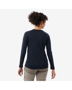 Decathlon Outdoor T-shirt Women's Merino Wool Comfortable Warm Long Sleeve Hiking T-Shirt - 5445506