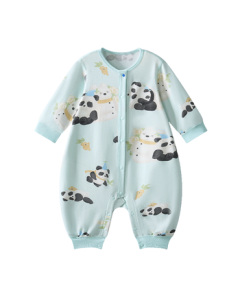 babycare Camellia Onesie Spring New Arrival Baby Romper Bodysuit Infant Clothes Hug Panda 90cm