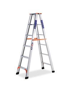 Aopeng Ladder Household Folding Aluminum Alloy 6-Step Multi-Purpose Dual-Sided Engineering Ladder