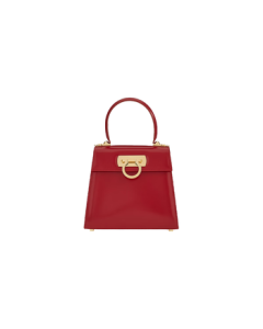 Ferragamo Women's Red Classic Top Handle Bag (Small) 0749306 Gift for Girlfriend