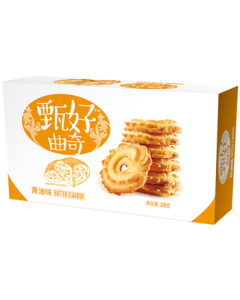 Hao Chi Dian Zhen Hao Butter Cookies 208g Individually Wrapped - Recommended for Office Snacks and Gatherings