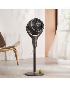 Bear DFS-C38H5 Electric Fan, Household Floor Fan, Tabletop Circulating Fan, Standing Remote Control Home Circulation Fan, Dark Gray