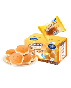 Deer Blue Blue Baby Breakfast Bread Snack High-Calcium Prebiotic Cheese Bread Children's Pastry 195g