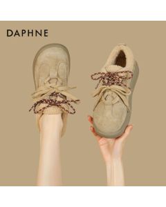 Daphne Women's Snow Boots New Winter Shoes Birkenstock Fur Lined Shoes 4025607012 Beige 39