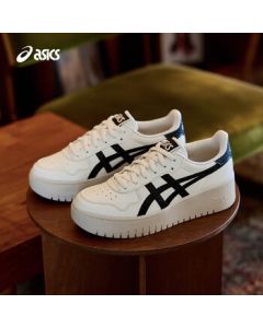 ASICS Japan S PF Unisex Trendy Casual Sneakers in Beige/Black - Size 38