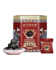 Tongrentang Beijing Tongrentang Black Sesame Balls with Mulberry, Wolfberry, Black Wolfberry, Black Sesame, and Walnut - Five Black Balls for Mid-Autumn Festival (180g)