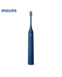 PHILIPS Electric Toothbrush for Adults, Rechargeable Sonic Vibration Toothbrush with 5 Modes for Cleaning and Whitening, HX2471/01 Deep Blue