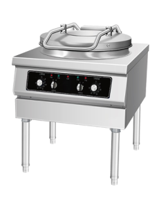 Lechuang Commercial Electric Pancake Maker, Large Double-Sided Heating Deepened Griddle, Pancake Machine, Scallion Pancake and Crepe Pan YXD-XM-60B2 with Nitrided Iron Plate