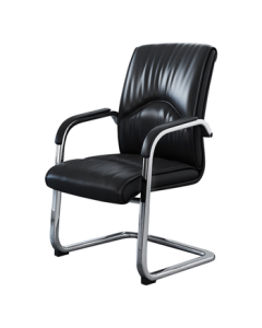 ZHONGWEI Computer Chair Conference Chair Home Office Chair with Bow-Shaped Base Meeting Guest Chair