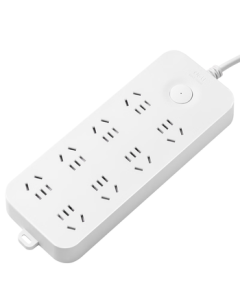 Deli New National Standard Safety Socket Power Strip/Socket Strip/Extension Board/Plug Board/Wiring Board/Drag Line with Master Switch, 8 Outlets 1.8m LU9052(1.8)