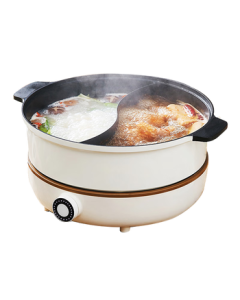 Joyoung Electric Hot Pot Multi-Cooker - 5L Detachable Hot Plate + Dual-Purpose Pot (Model C21-HG3)