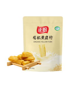Zhengpan Organic Dried Tofu Skin 500g, Tofu Skin Strips, Soybean Tofu Skin, Original Pulp Tofu Skin, Soybean Product, Vegetarian Meat Hot Pot Ingredient