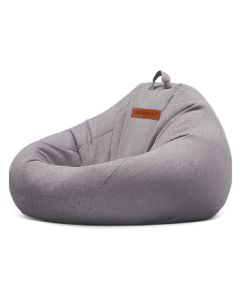 LUCKYSAC Bean Bag Chair EPP, Lazy Sofa for Living Room, Bedroom, Balcony, Single Tatami Comfortable Small Armchair, Warm Gray