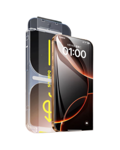 Baseus Compatible with Apple iPhone 16 Pro Max Tempered Glass Screen Protector, Ultra-Ceramic Anti-Dust, Anti-Shatter, Anti-Fingerprint, Ultra-Thin Full Coverage with Dust-Free Tray, HD 2-Pack