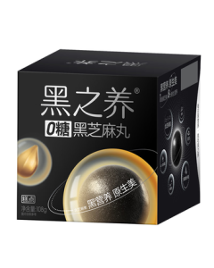 Wugufang Black Nourishment Black Sesame Balls 10pcs Sugar-Free Handmade Pastry Sesame Balls Instant Snack for Kids 108g