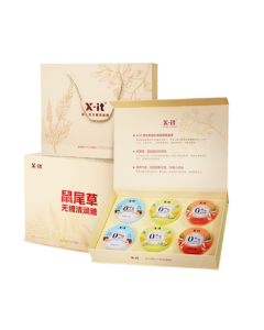 X-IT Sugar-Free Throat Lozenges Mid-Autumn Festival Gift for Teachers and Elders Practical Throat Care Gift Box 26.8g*6