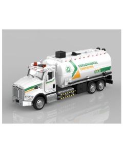 Alloy pull back water tanker with lights and music