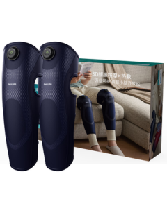 Philips (PHILIPS) Knee Massager, Leg and Knee Joint Warmer with Electric Heating, Thermal Therapy for Cold Knees, Gift for Elders and Friends on Birthdays or Holidays, Model 3109L, Blue, Size L