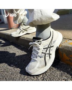 ASICS Women's GEL-CONTEND 4 Cushioned Running Shoes - Beige/Black (Size 37)