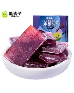 Bear Kid Probiotic Fruit Strips 200g Blueberry Flavor Fruit Snacks for Kids