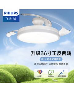 PHILIPS DC Full Spectrum High CRI Ra95 LED Light Fixture 【DC Forward/Reverse】 White 28W+36W