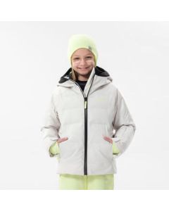 Decathlon Kids' Ski Jacket for Boys and Girls, Winter Cotton-Padded Coat with Warmth and Waterproof Features - 4559234