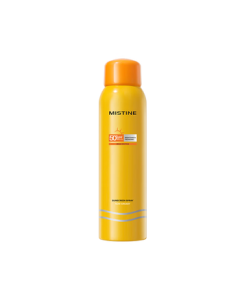 Mistine Sunscreen Spray [On-the-Go Reapplication] Whitening Yellow Spray 100ml for Outdoor Activities and Student Military Training