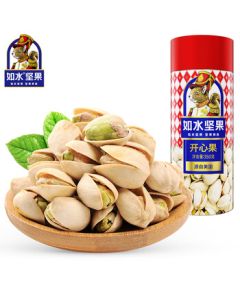 Rushui Pistachios 350g/Tin - Premium Large Kernels, Non-Bleached, Healthy New Snack for Travel and Leisure