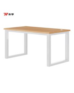 YONGHENG Office Partition/Desk YH21801008 New Oak Color 1200*600*750mm (Single Workstation without Side Cabinet)