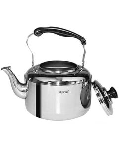 Supor Kettle 304 Stainless Steel Whistling Water Kettle, Compatible with Induction Cookers and Gas Stoves, Model SS70Q1