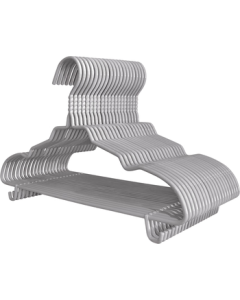 JingDong JingZao No-Trace Hangers, Thickened Clothes Hangers for Dorms and Adults, 30-Pack, Gray