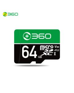 360 Memory Card 64GB TF (MicroSD) Memory Card V30 Durable Dash Cam Memory Card