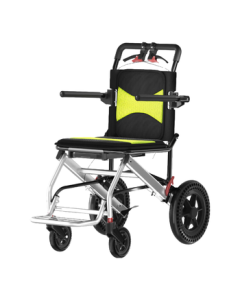 Chubang Portable Wheelchair, Lightweight and Foldable with Shock Absorption for Elderly Travel and Youth Fracture Recovery