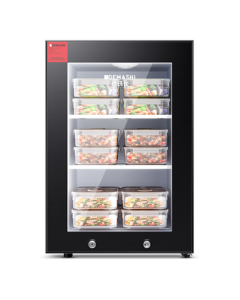 Demashi Food Sample Storage Cabinet - School, Kindergarten, Company Canteen Fruit and Vegetable Preservation Sample Refrigerator, Fresh Showcase, Bar Fridge LG-60YL [Dual Lock Design]