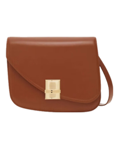 Ferragamo Women's Brown Fiamma Crossbody Bag (Medium) 0774680 Gift for Girlfriend