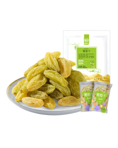Hua Wei Heng Raisins 400g/Bag - Xinjiang Seedless Dried Grapes, Healthy Snack, Small Pack, Perfect for Travel